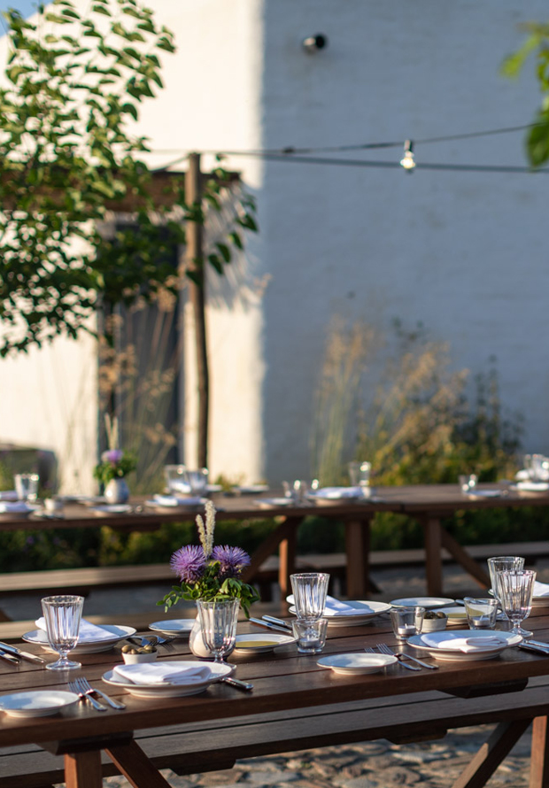 setting tables